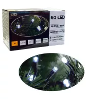 LED lanac belo svetlo 8 funkcija 60 lampica