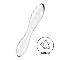 SATISFYER Dazzling Crystal Glass Dildo Transparent 1