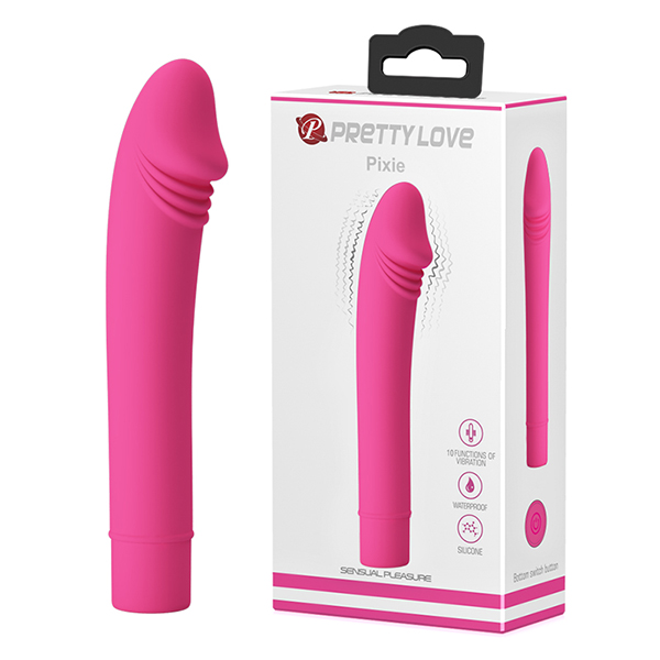 Roze silikonski vibrator 15cm