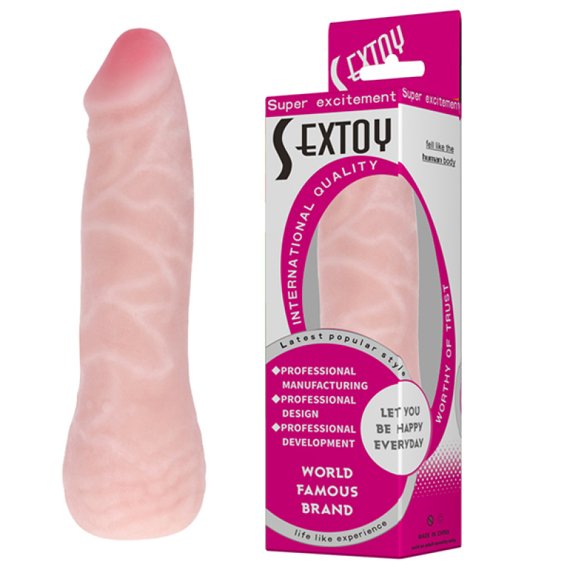 Dildo boje kože 16cm