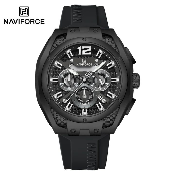 NF8063 Muski sat NAVIFORCE crni