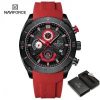 Naviforce Muški ručni sat Kvarcni mehanizam crveni NF8038