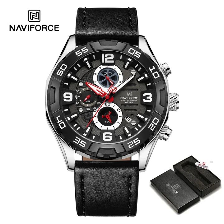 NF8043 Muski sat NAVIFORCE crni