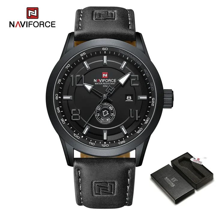 NF9229 Muski sat NAVIFORCE crni