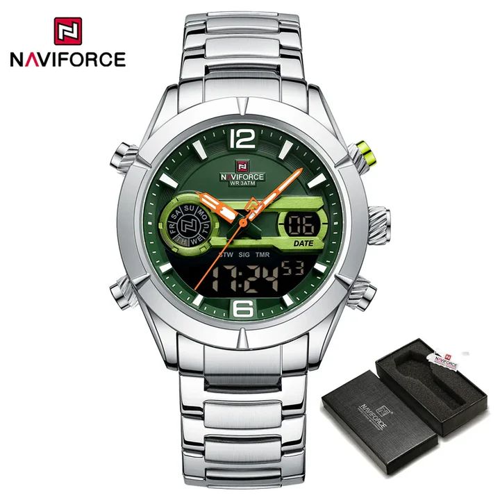 Naviforce Muški ručni sat Kvarcni mehanizam  NF9232 ZELENI
