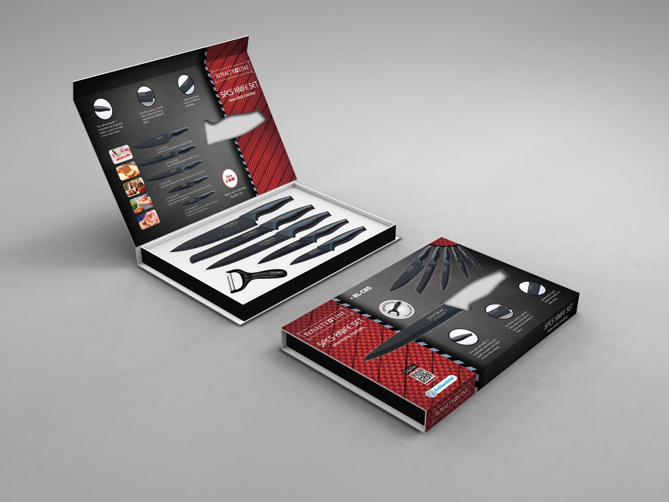 Set noževa ROYALTY LINE RL-CB5