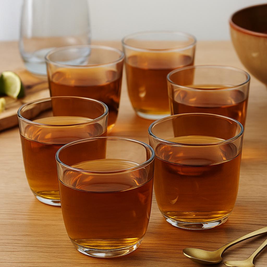 Set 6 staklenih čaša - providne