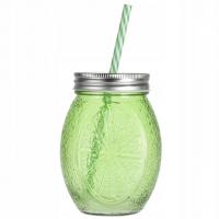 Čaša sa slamčicom - dve u setu - zelena
