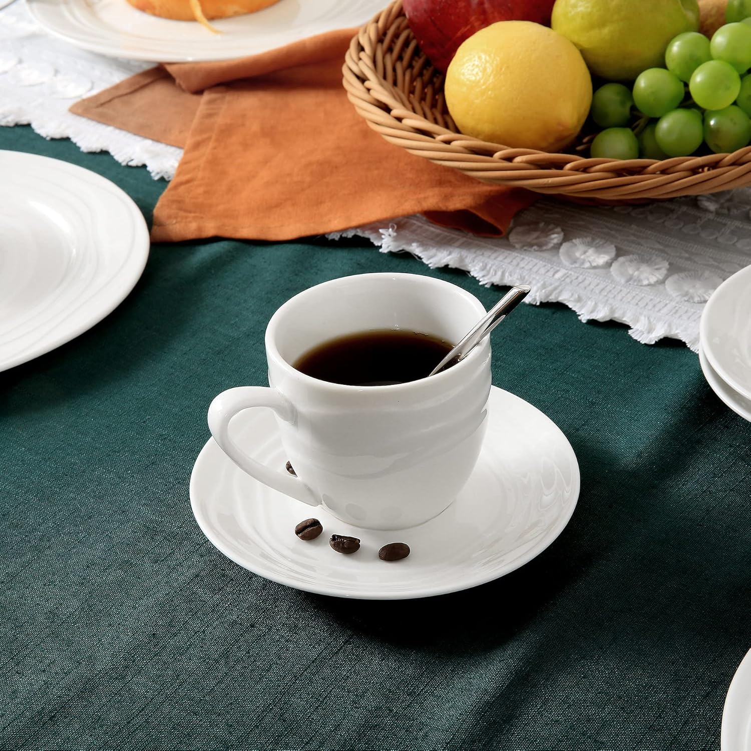 Set šoljica SUNTUN od 12 delova beli - CLASSIC linije