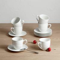 Set šoljica SUNTUN od 12 delova beli - CLASSIC linije