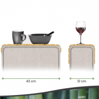 Bambus podmetač crni