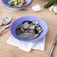 Set dubokih tanjira 6/1 plavi SUNTUN - SCULPTOR