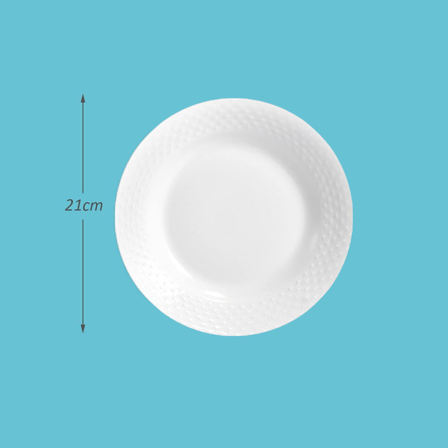 Set dubokih tanjira 6/1 beli SUNTUN - SCULPTOR