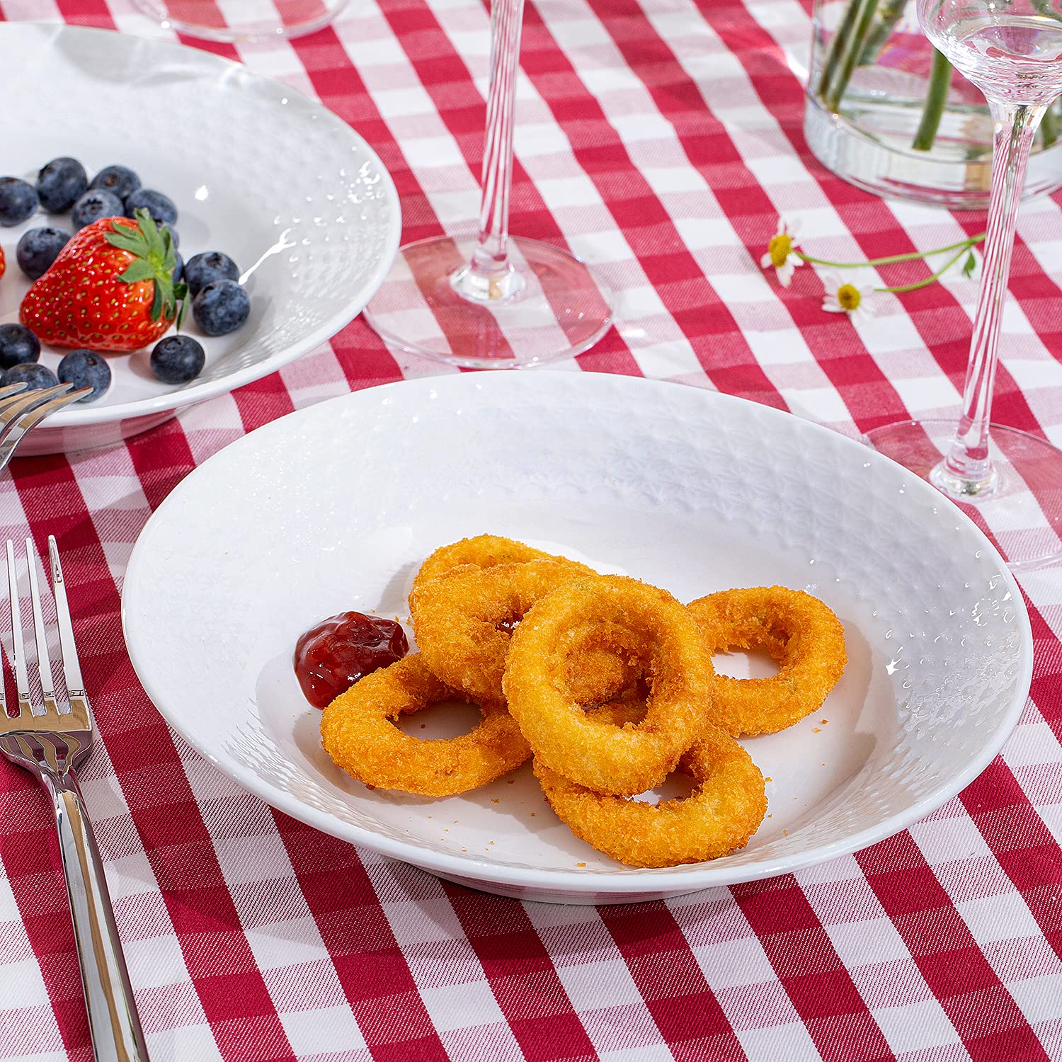 Set dubokih tanjira 6/1 beli SUNTUN - SCULPTOR