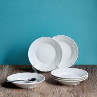 Set dubokih tanjira 6/1 beli SUNTUN - SCULPTOR