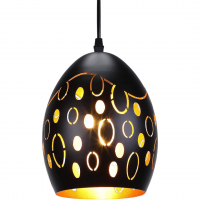 Luster metalni crni