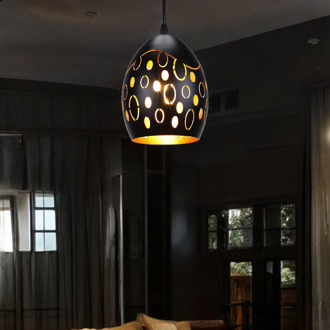 Luster metalni crni