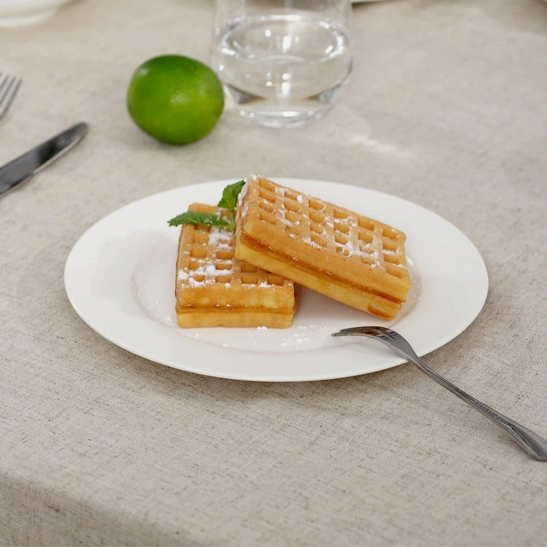 Šoljice za kafu - Set šoljica i tanjirića 18 delova beli SUNTUN - CLASSIC okrugle