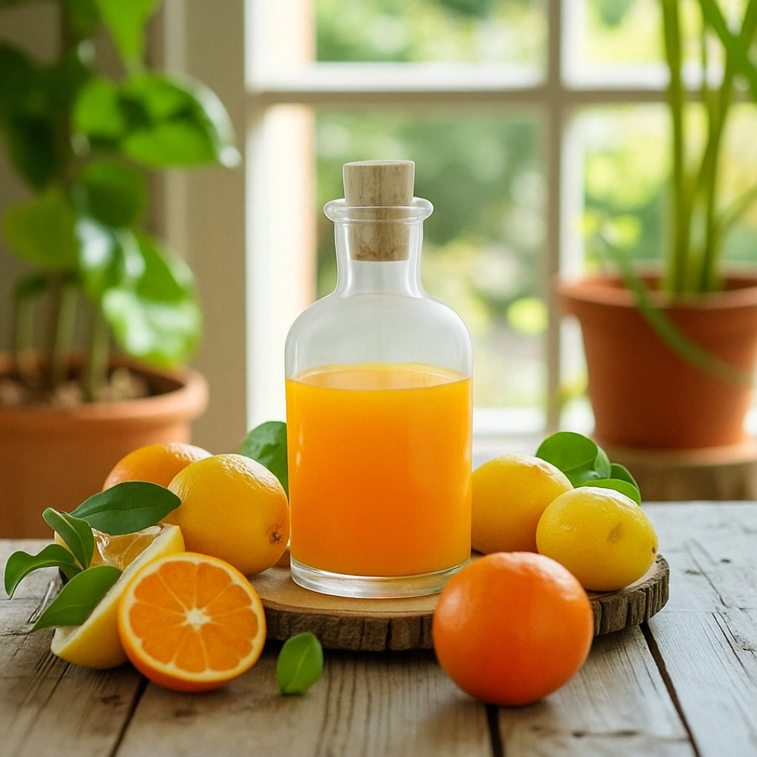 Staklena flašica sa čepom od plute