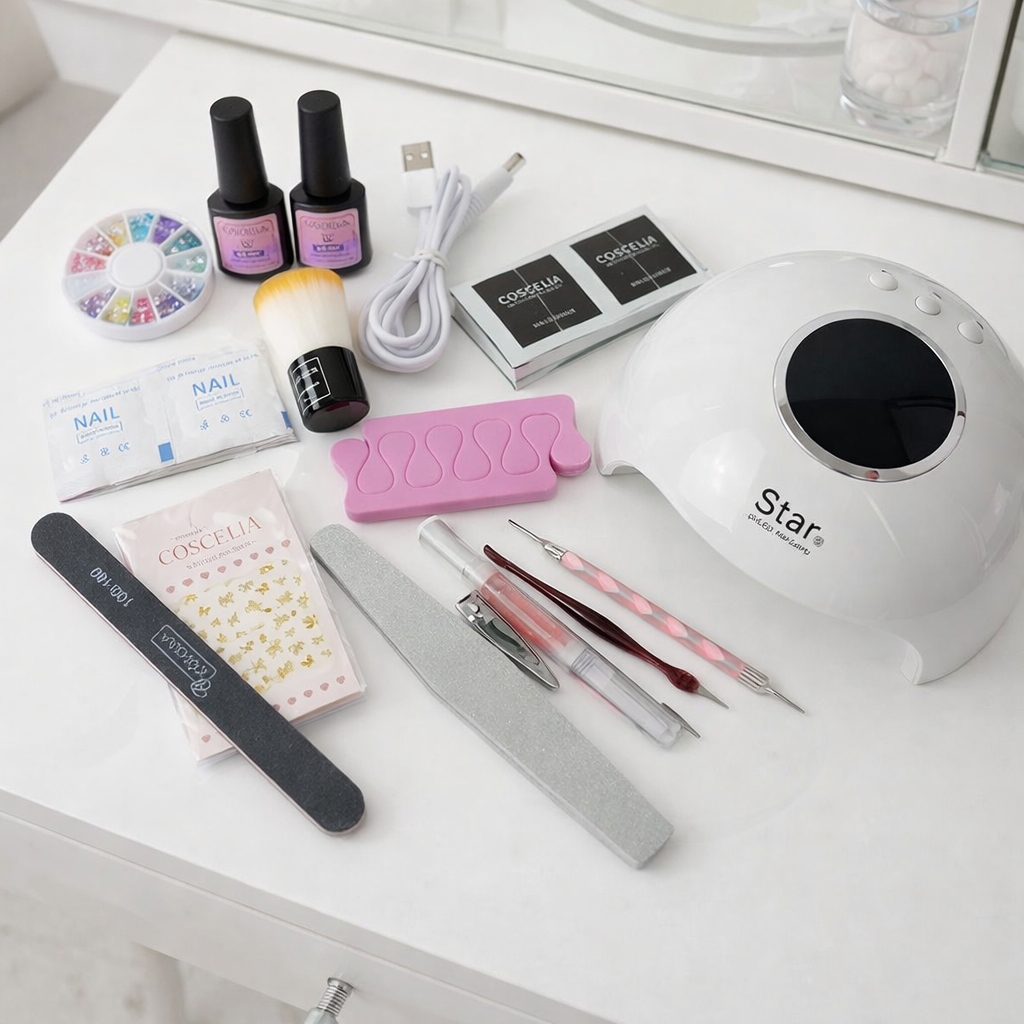 Set UV lampa za nokte 24W sa priborom