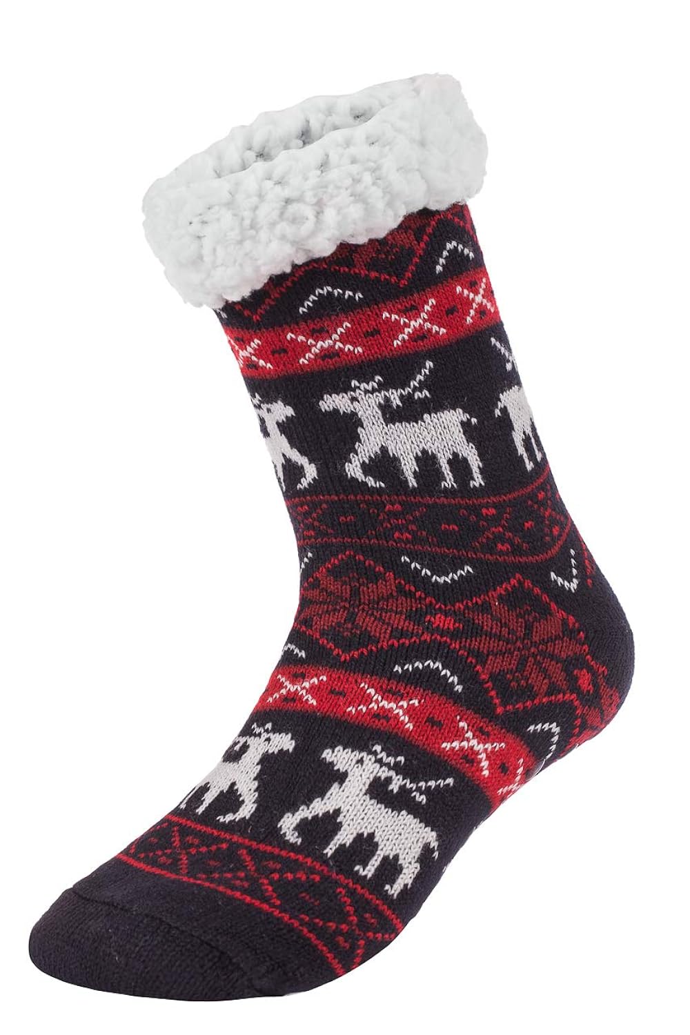 Novogodišnje čarape teget