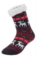 Novogodišnje čarape teget