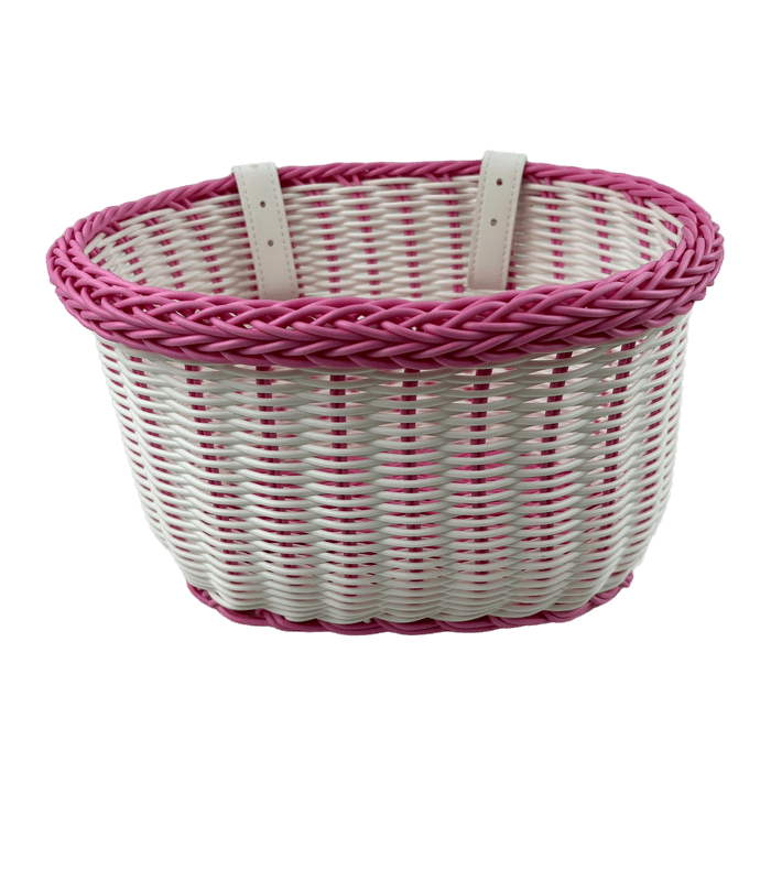 Korpa za bicikl roze