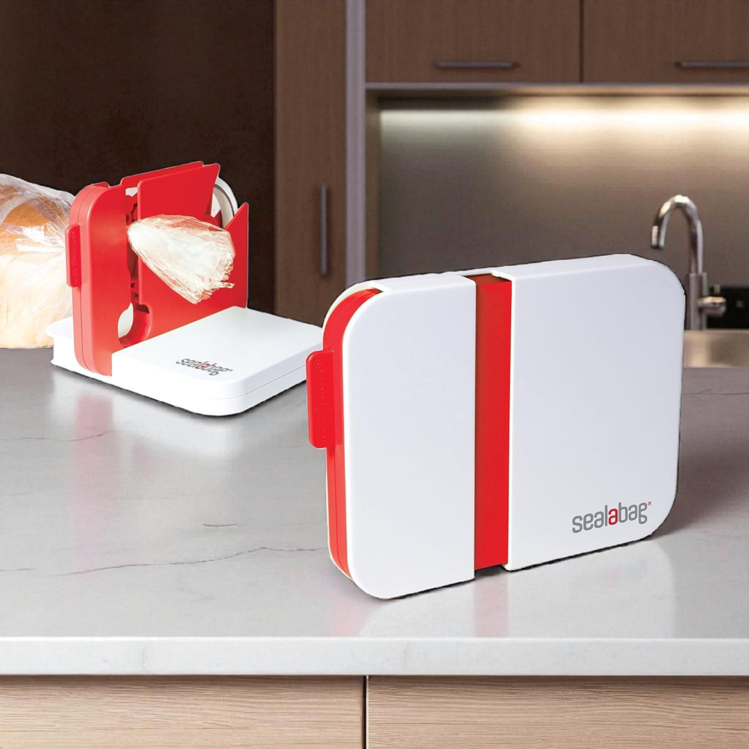 Aparat za zatvaranje kesa crveni