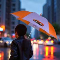 Kišobran Jani Markel narandžasto-ljubičasti