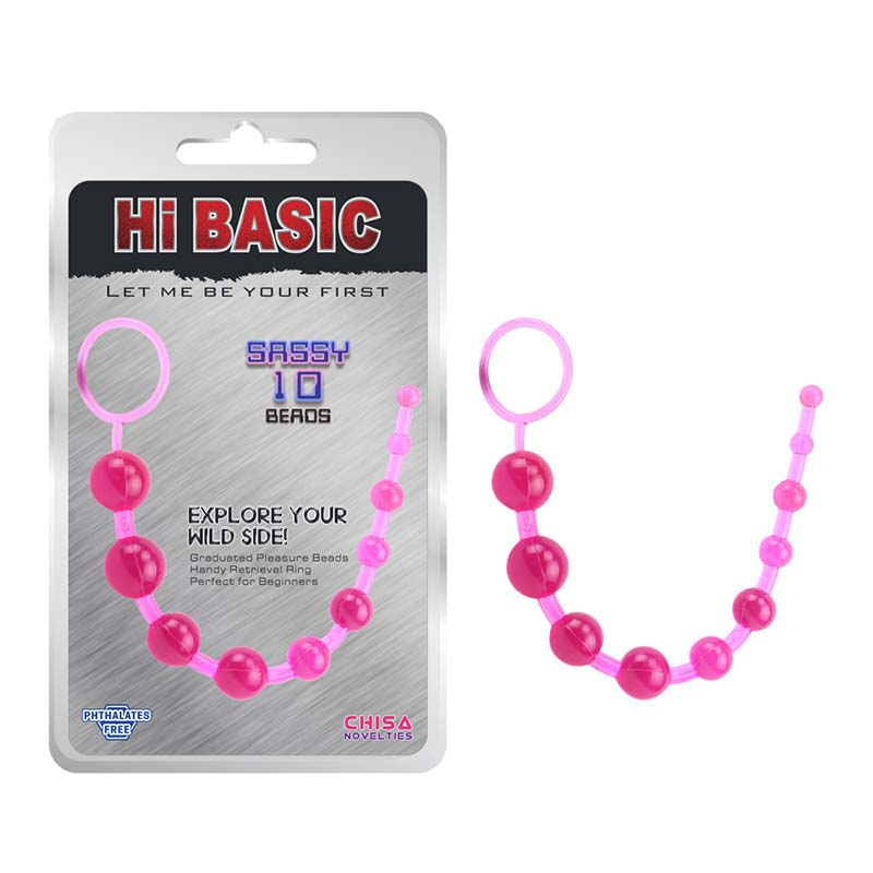 Analne kuglice SASSY Anal Beads Pink