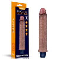 Veliki silikonski vibrator 24cm 9.5in REAL SOFTEE