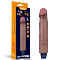 Veliki silikonski vibrator 23cm 9in REAL SOFTEE