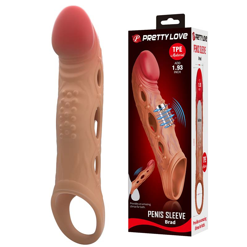 Navlaka za penis sa vibracijom 21cm