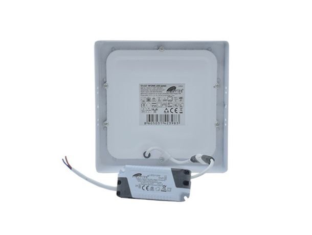 LED panel nadgradni kvadratni 12W beli Mitea Lighting