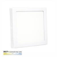 M18NKCCT 18W 30006500K beli nadgradni kvadratni LED panel Mitea Lighting