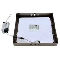 M18NKSN 18W 4000K saten nikl nadgradni kvadratni LED panel Mitea Lighting