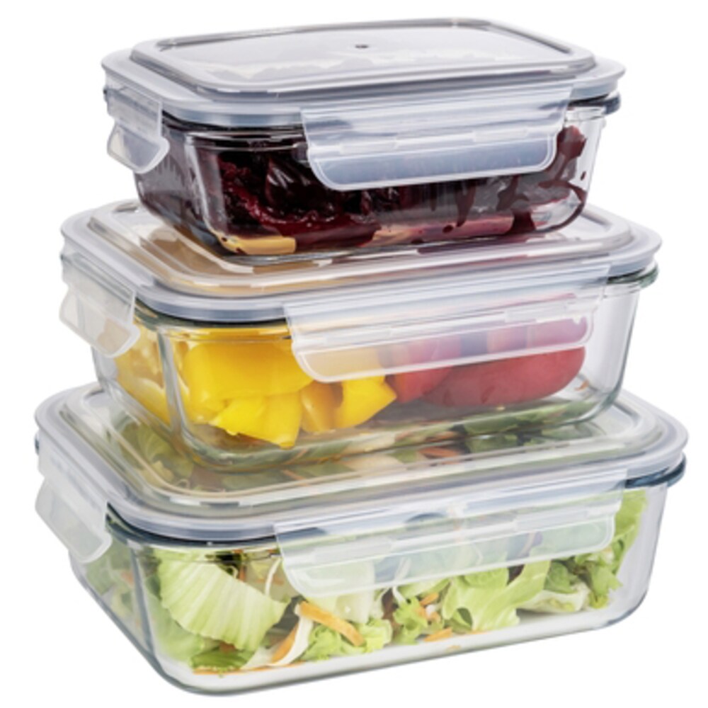 Staklena činija sa poklopcem 620 ml