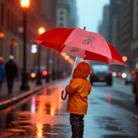 Kišobran Jani Markel crveni