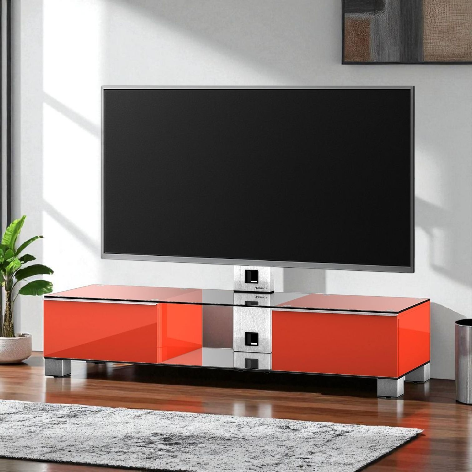 TV komoda Sonorous MD 8140-C-INX-RED