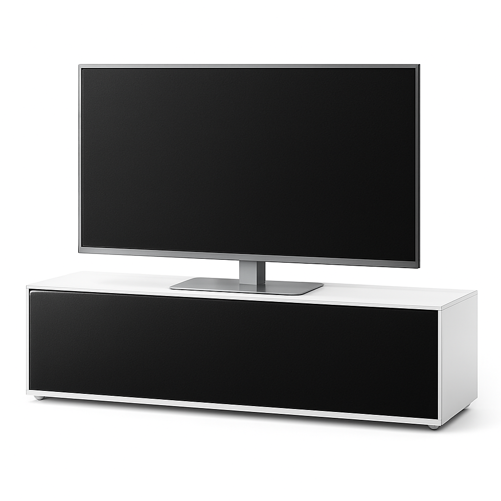 TV komoda Sonorous EX 31-TS-WHT-BLK-2-B