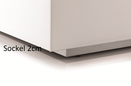 TV komoda Sonorous EX 31-TS-WHT-BLK-2-B