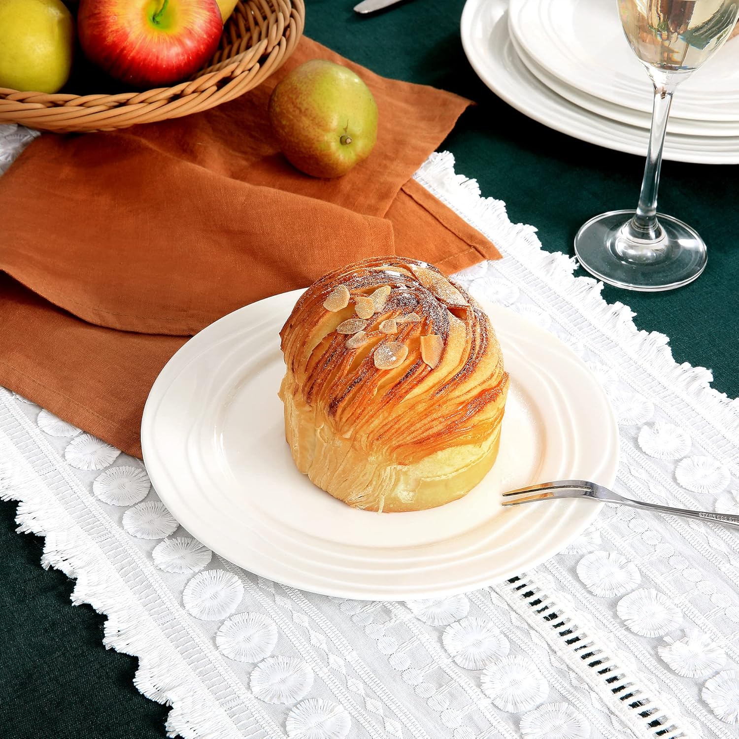 Set šoljica za kafu sa dezertnim tanjirima SUNTUN 18 delova