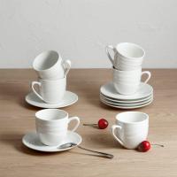 Set šoljica za kafu sa dezertnim tanjirima SUNTUN 18 delova