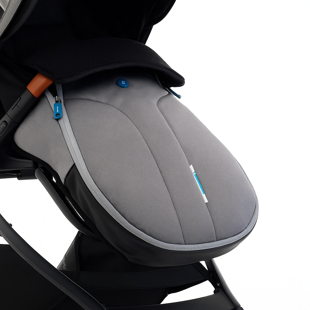 Footmuff Cargo grey mali