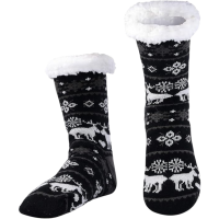 Novogodišnje čarape crne