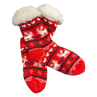 Novogodišnje čarape crvene