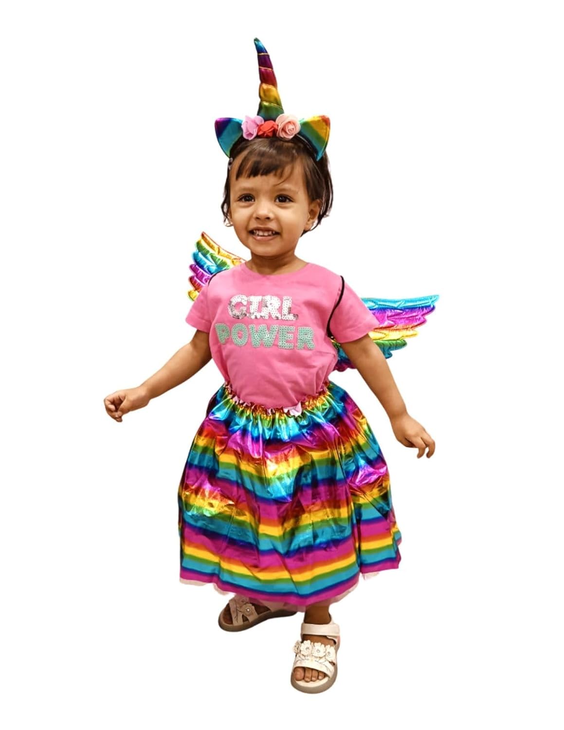 Jednorog sa suknjom i krilima – magični kostim za devojčice