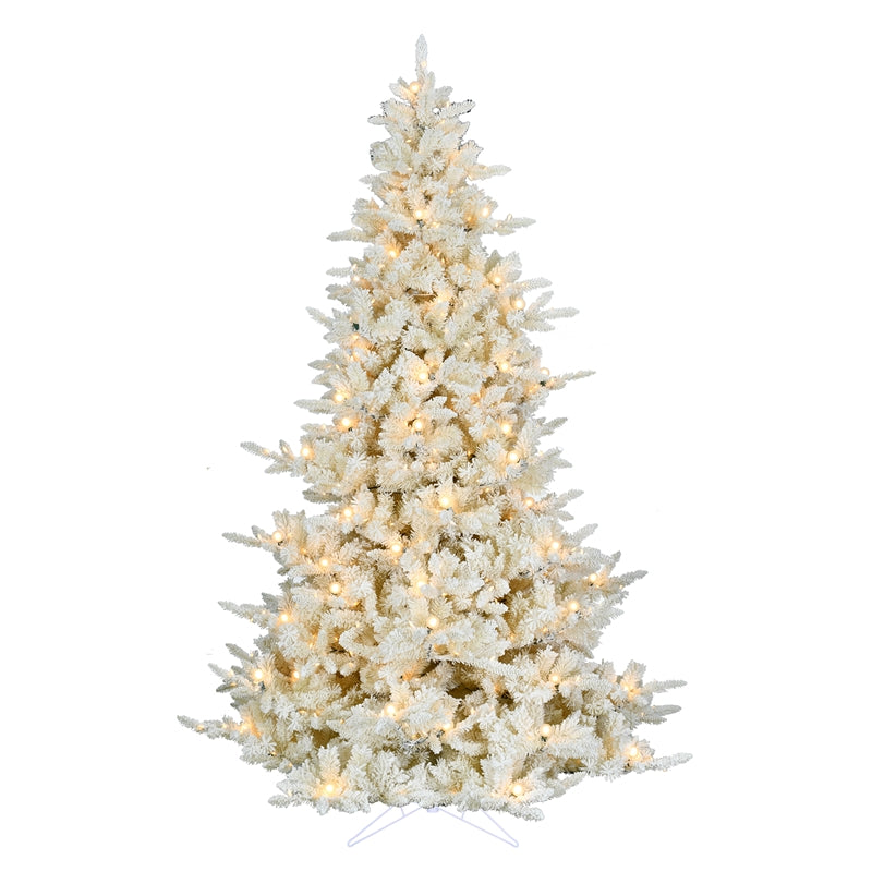 Novogodišnja jelka sa LED lampicama 210cm, krem