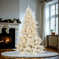 Novogodišnja jelka sa LED lampicama 210cm, krem