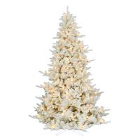 Novogodišnja jelka sa LED lampicama 210cm, krem